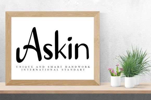 Askin: A Handwritten Typeface for Authentic Brand Storytelling