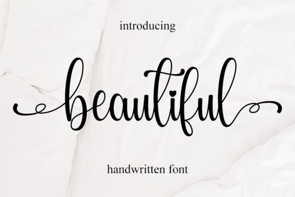 Beautiful: Elevating Design with Elegant Handwritten Style