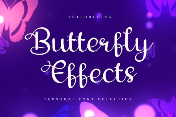 Butterfly Effects: Elevating Design with Handwritten Elegance