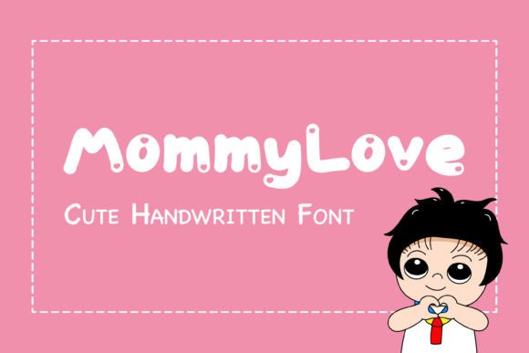 Elevating Creative Identity: The Strategic Value of Mommy Love and Cute Handwritten Child Font in Modern Design