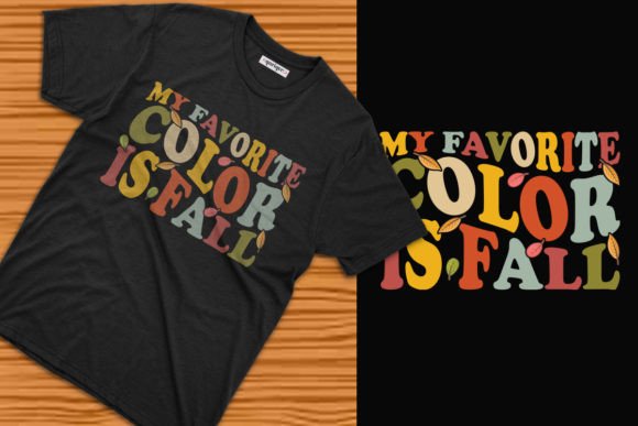 Evaluating the My Favorite Color is Fall T-shirt Design for Print-on-Demand Success
