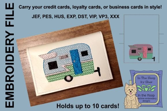 Happy Camper Credit Card Wallet