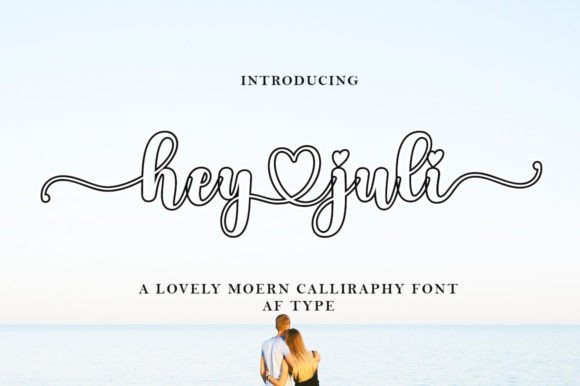 Hey Juli Outline: Elegant Handwritten Style for Designers
