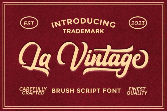 La Vintage Font Review