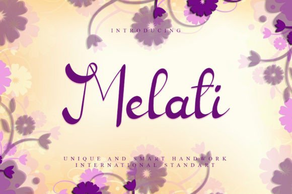 Melati Font: Elevating Handwritten Design