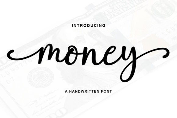 Money: A Modern Script Font with Character