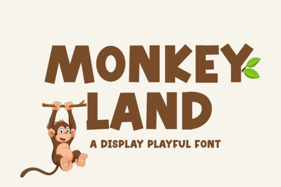 Monkey Land: A Bold, Modern Font for Elevating Brand Identity and Workflow Efficiency