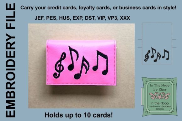 Music Notes Credit Card Wallet: A Practical and Musical Approach to Everyday Carry