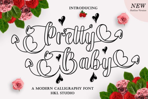 Pretty Baby Outline: Integrating a Handwritten Typeface into Professional and Creative Workflows