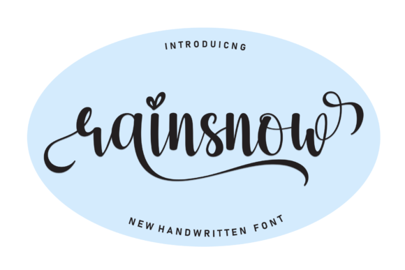 Rainsnow: Elevating Your Design with Elegant Handwritten Typography