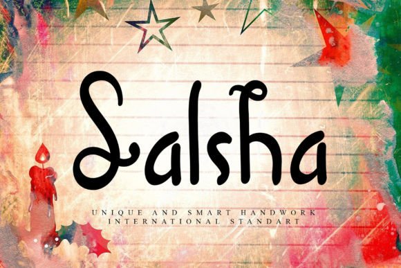 Salsha Font: Elevate Designs with Handwritten Elegance