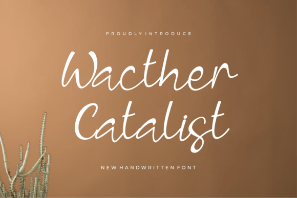 The Art of Elegance: Why Watcher Catalist is the Ultimate Choice for Handwritten Typography