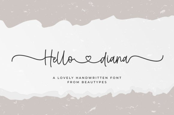 The Art of Handwritten Elegance: Integrating Hello Diana into Modern Design Projects